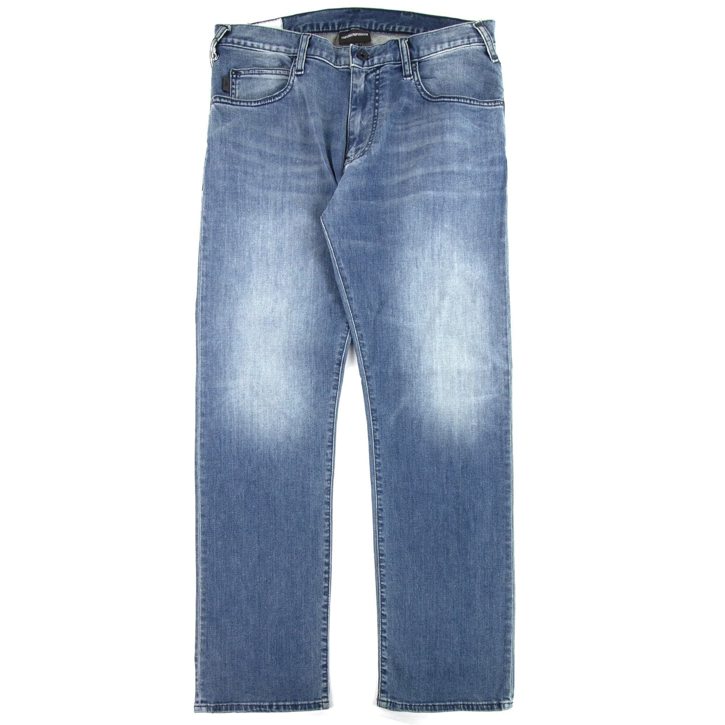 Emporio Armani Emporio Armani J45 Short Leg Lightwash Jeans 0943 Blue