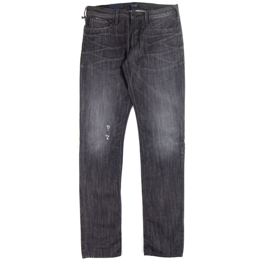 Armani Jeans J06 Washed Denim Jeans Nero
