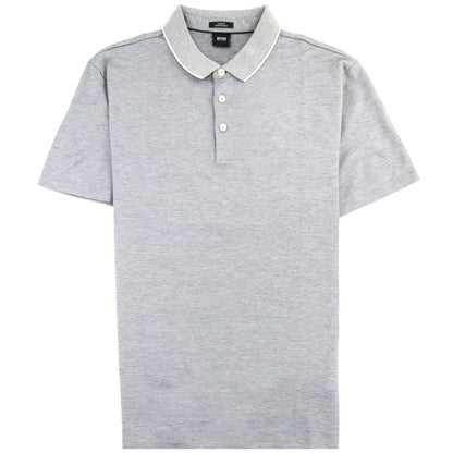 Hugo Boss Pelham Short Sleeve Polo Shirt Grey