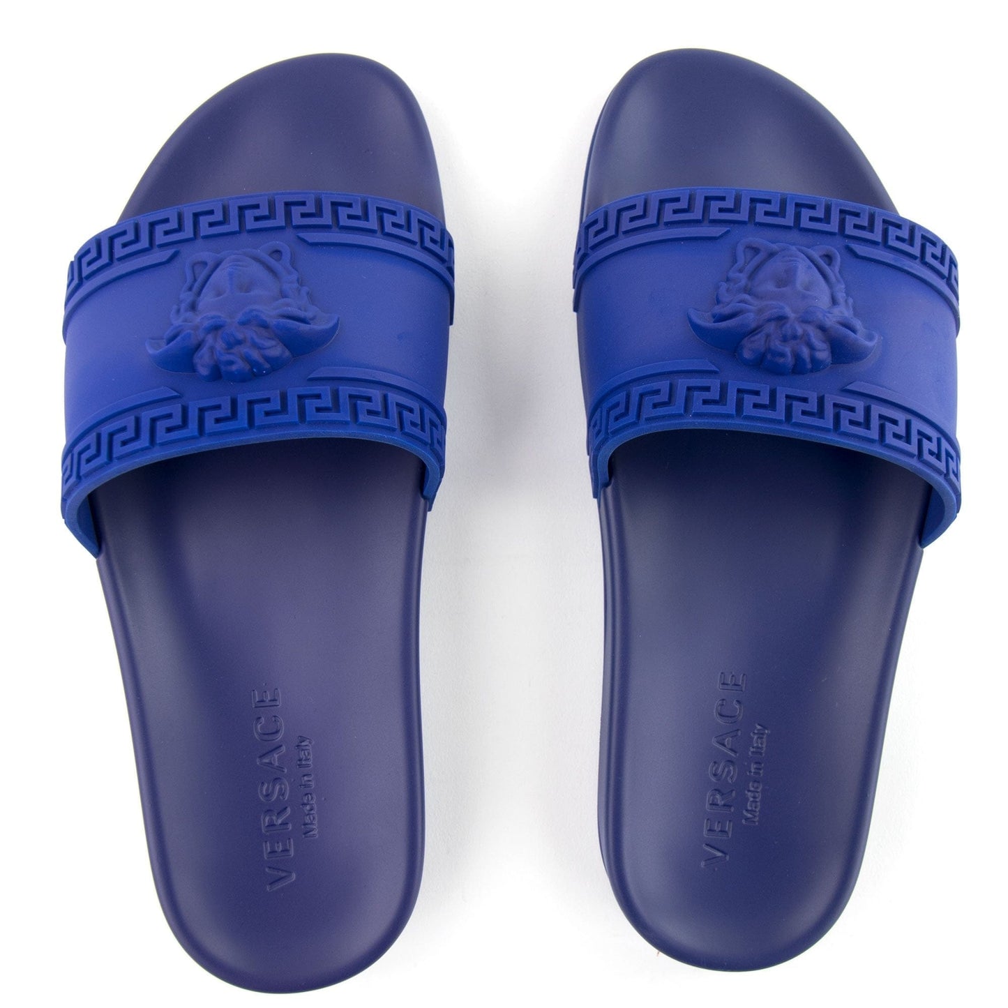 Versace Pool Sliders Blue