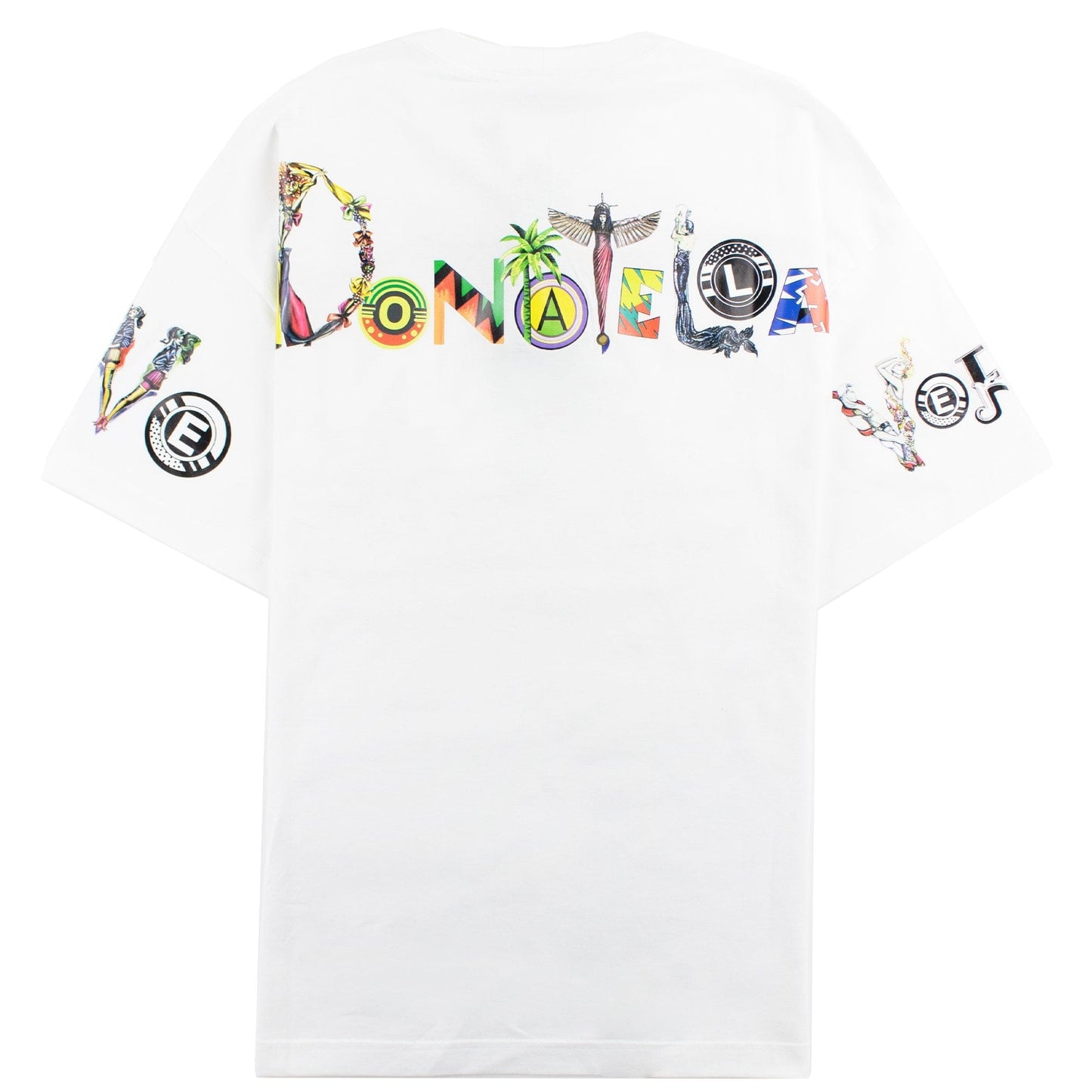 Versace Versus La Fit Gianni Print T-shirt White