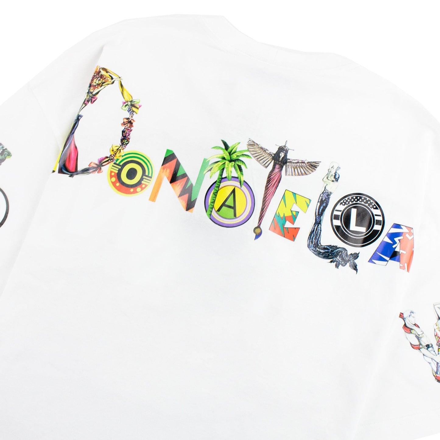 Versace Versus La Fit Gianni Print T-shirt White