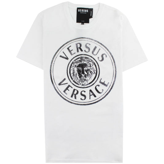 Versace Versus Regular Fit Medallion Tshirt White