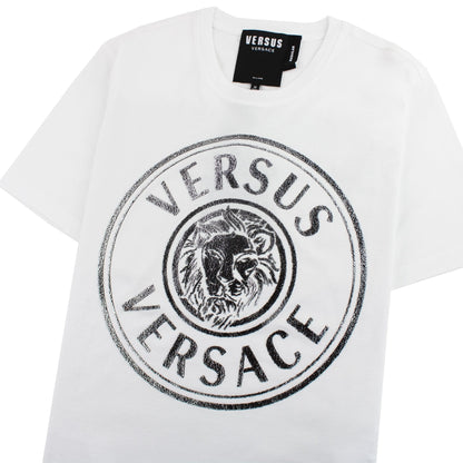 Versace Versus Regular Fit Medallion Tshirt White