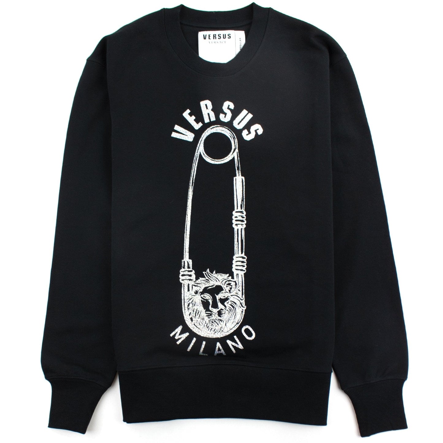 Versace Versus Pin Logo Sweatshirt Black