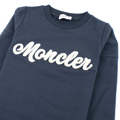 Moncler Junior Girls Long Sleeve Tracksuit Navy