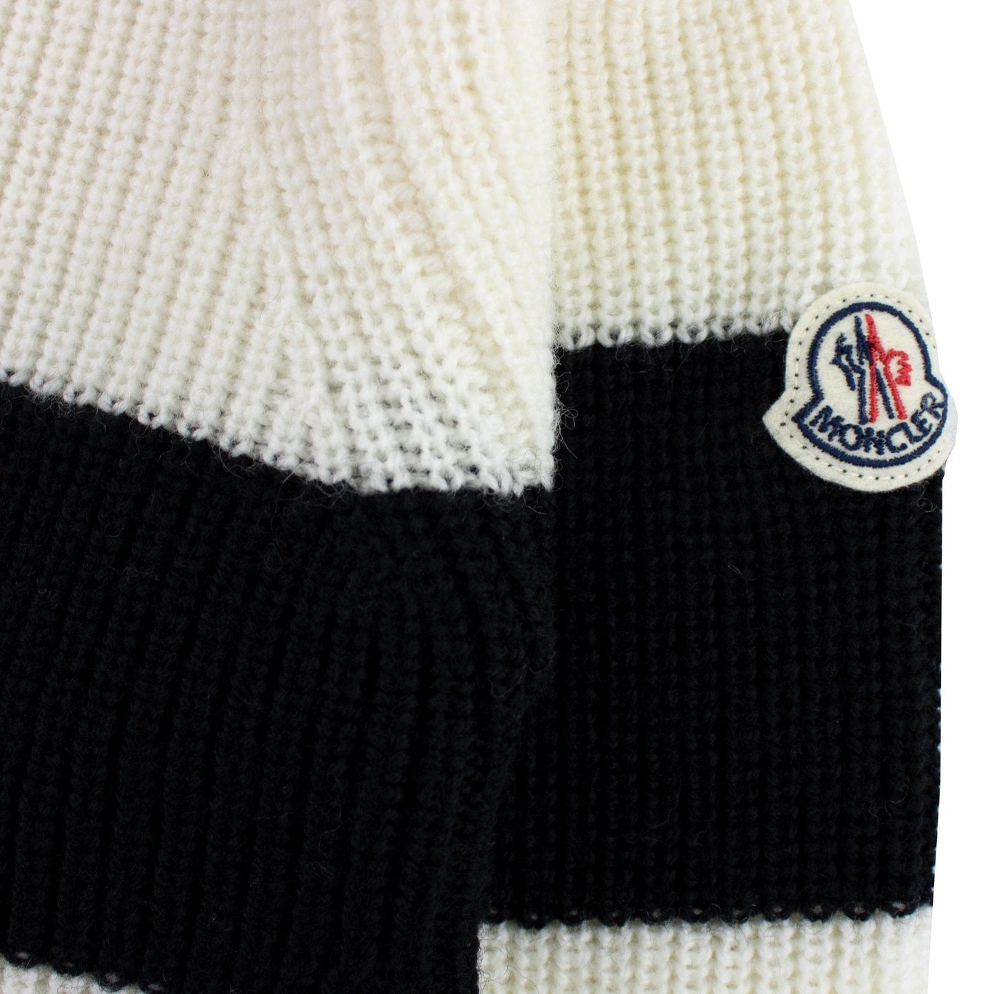 Moncler Junior Girls Striped Sweatshirt Black