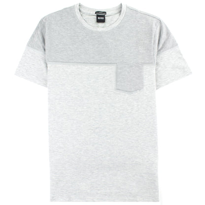 Hugo Boss Slim-fit Mixed-material T-shirt Grey