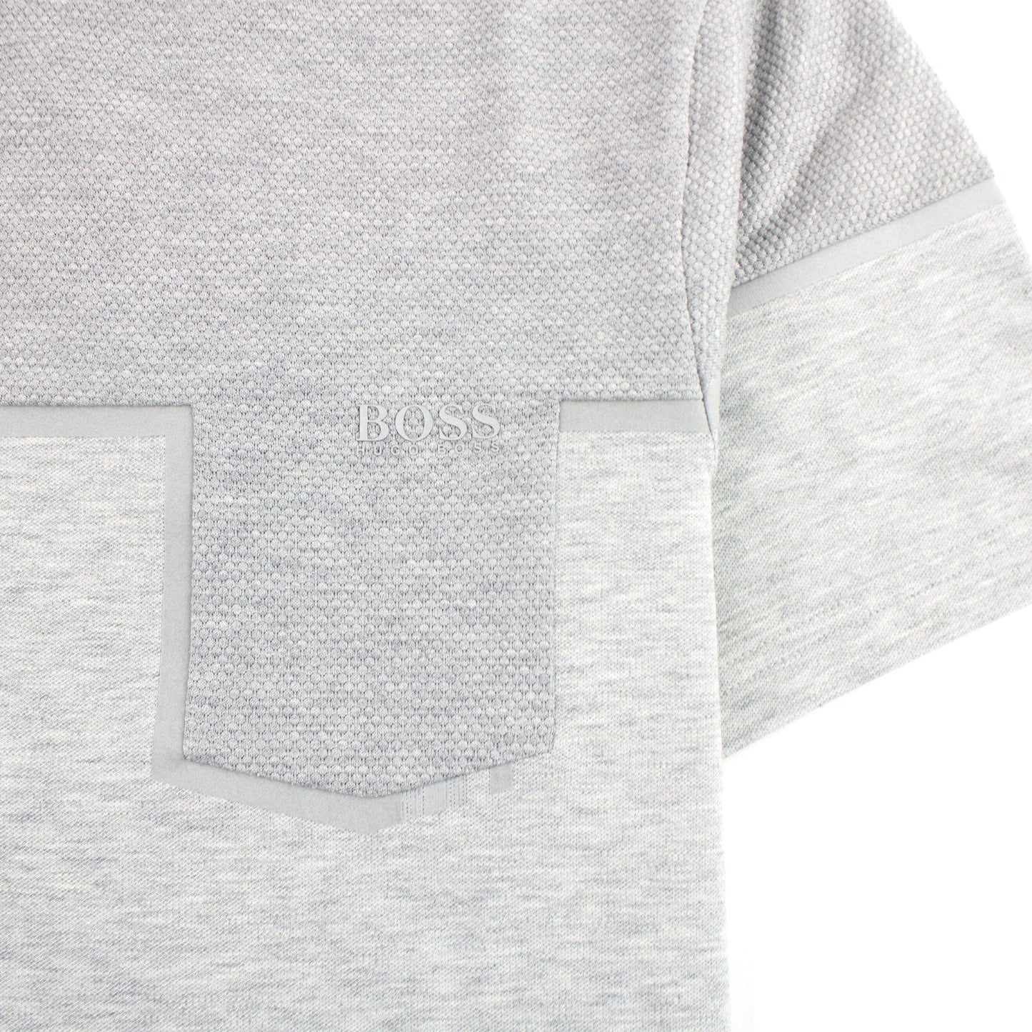 Hugo Boss Slim-fit Mixed-material T-shirt Grey