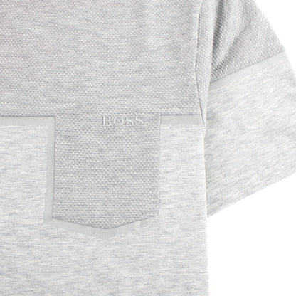Hugo Boss Slim-fit Mixed-material T-shirt Grey