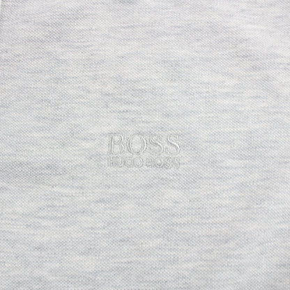 Hugo Boss Regular-fit Polo Shirt In Pima-cotton Grey