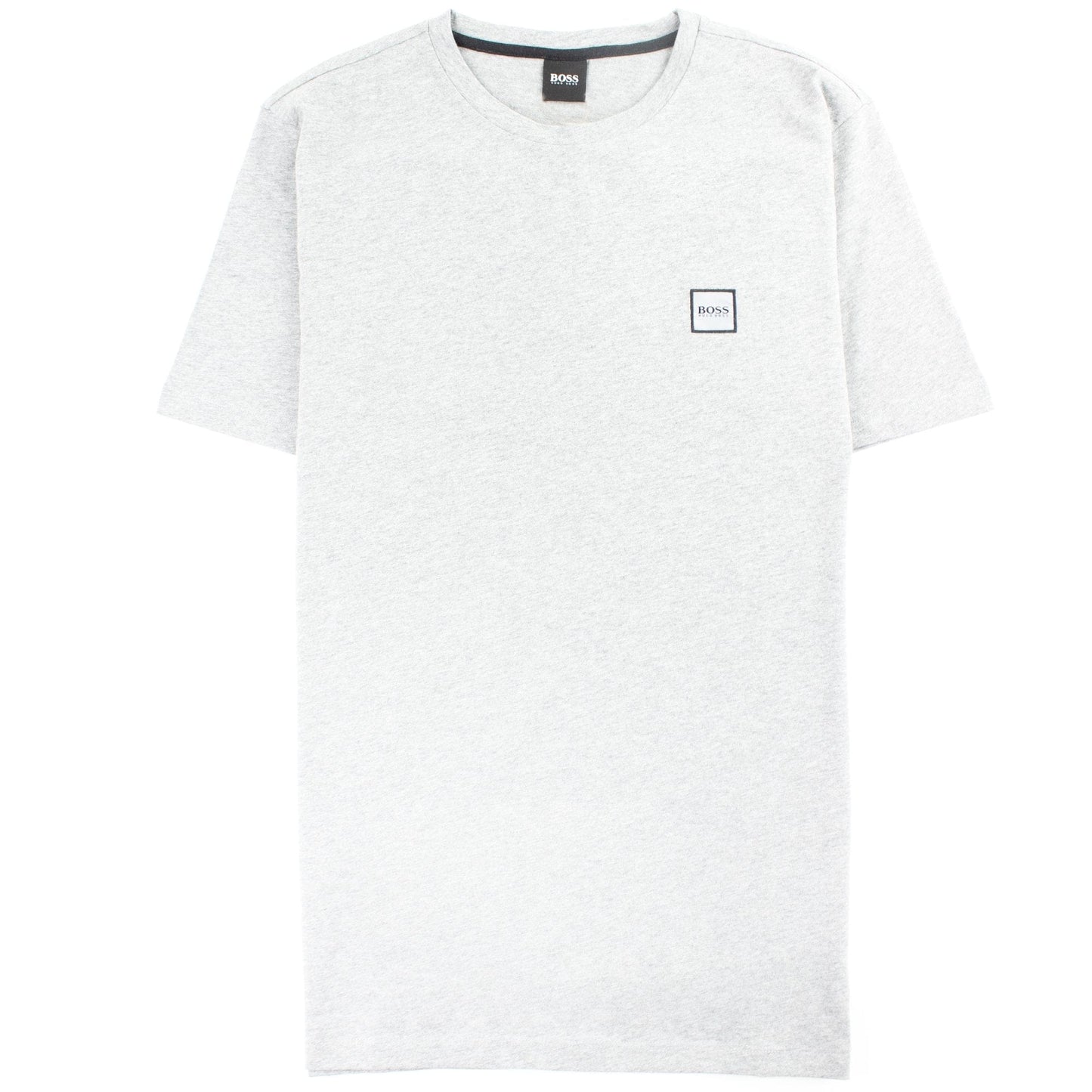Hugo Boss Crew-neck T-shirt In Single-jersey Cotton Grey