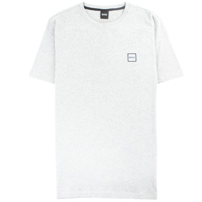 Hugo Boss Crew-neck T-shirt In Single-jersey Cotton Grey