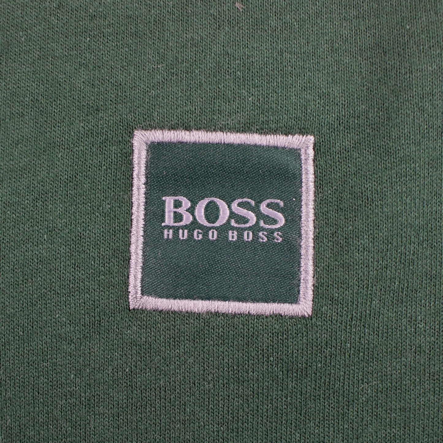Hugo Boss Crew-neck T-shirt In Single-jersey Cotton Green