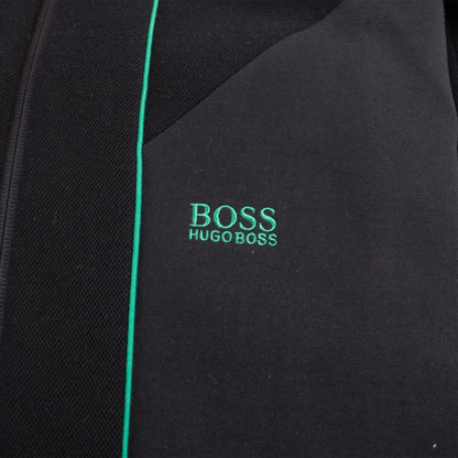 Hugo Boss Regular-fit Sweatshirt With Embroidered Logo Black