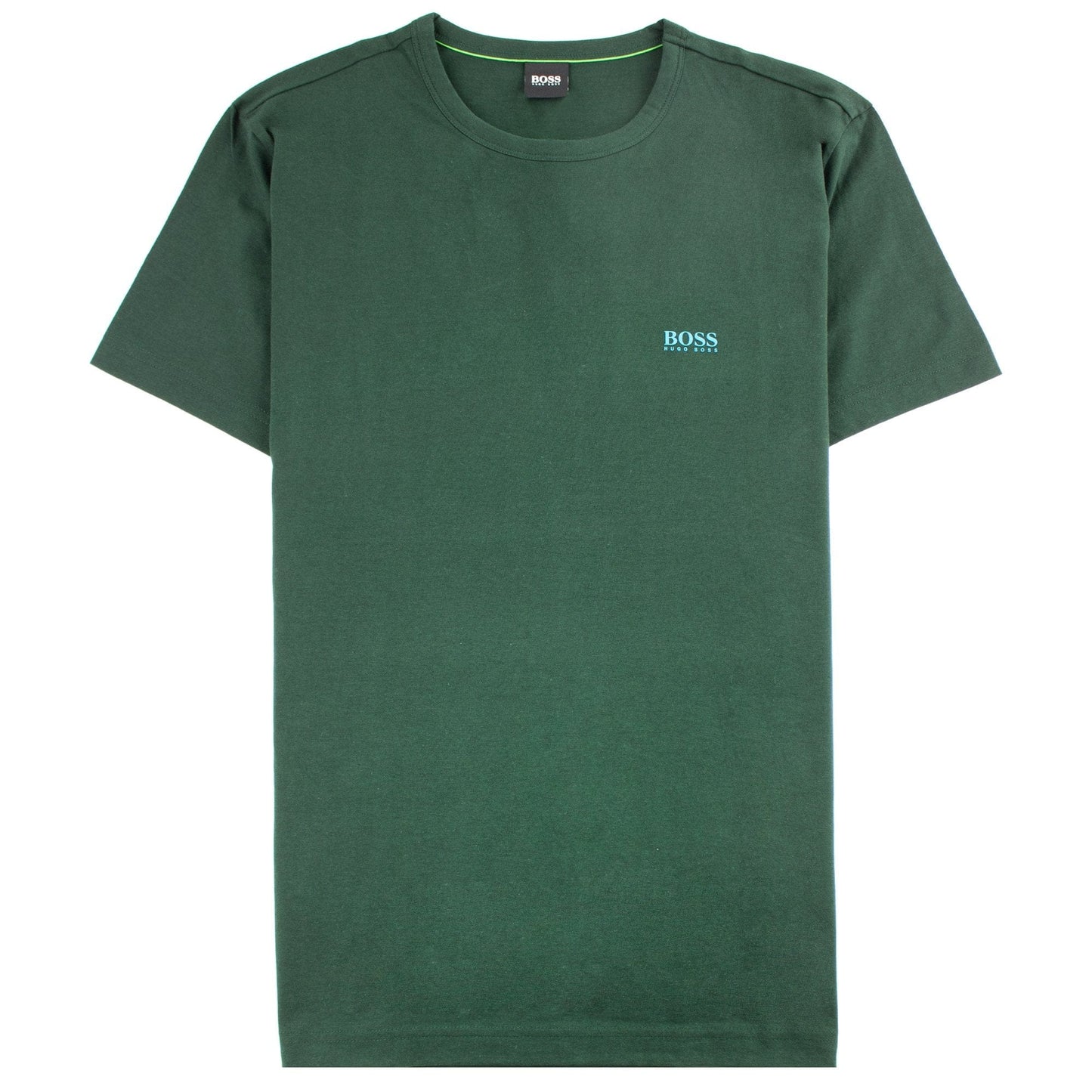 Hugo Boss Regular-fit T-shirt With Contrast Logo Green