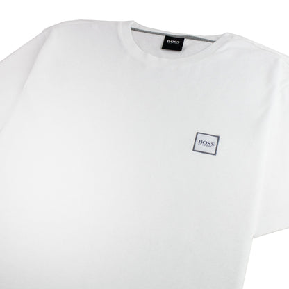 Hugo Boss Crew-neck T-shirt In Single-jersey Cotton White