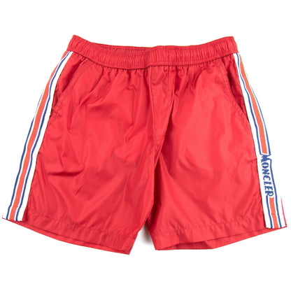 Moncler Junior Mare Swim Shorts Red