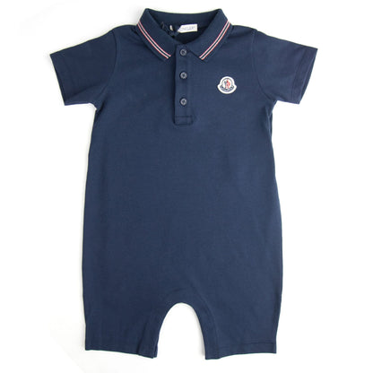 Moncler Junior Pagliaccetto Romper Navy 773