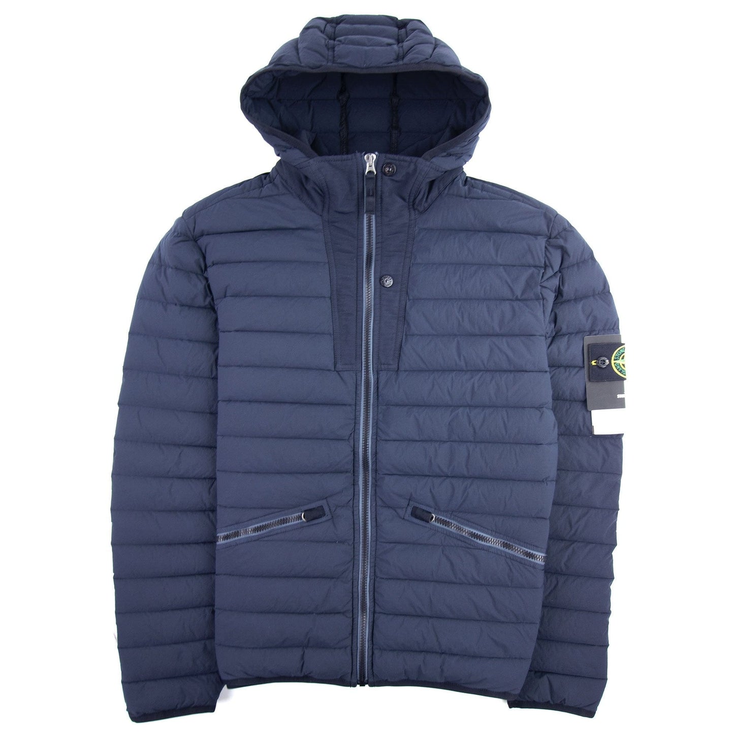 Stone Island Loom Stretch Nylon-TC Jacket Navy Blue V0020