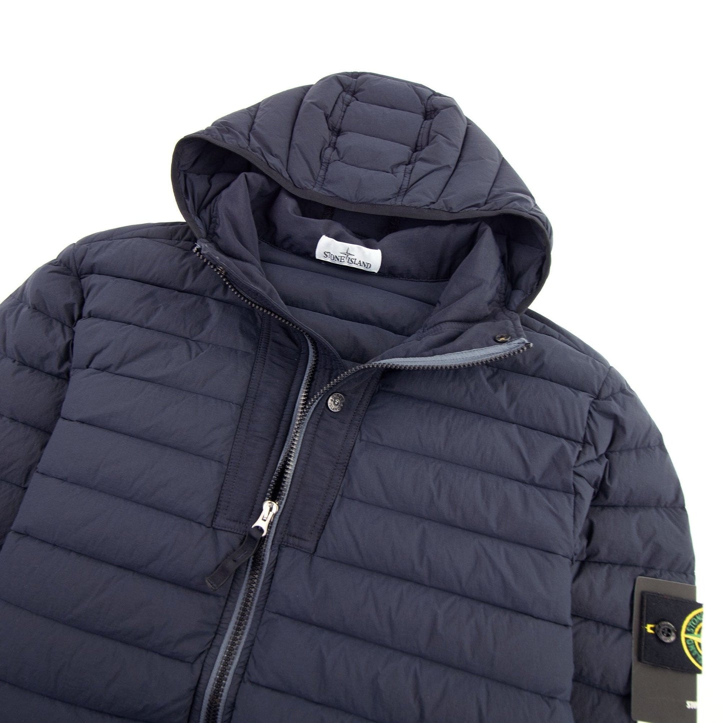 Stone Island Loom Stretch Nylon-TC Jacket Navy Blue V0020