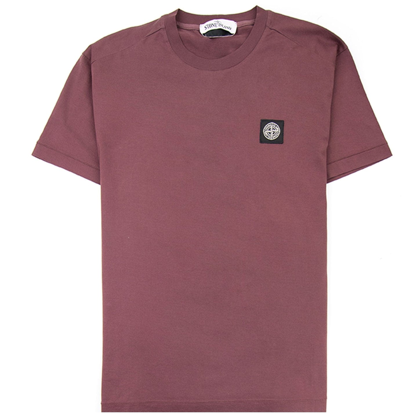 Stone Island 24113 Logo T-shirt Wine