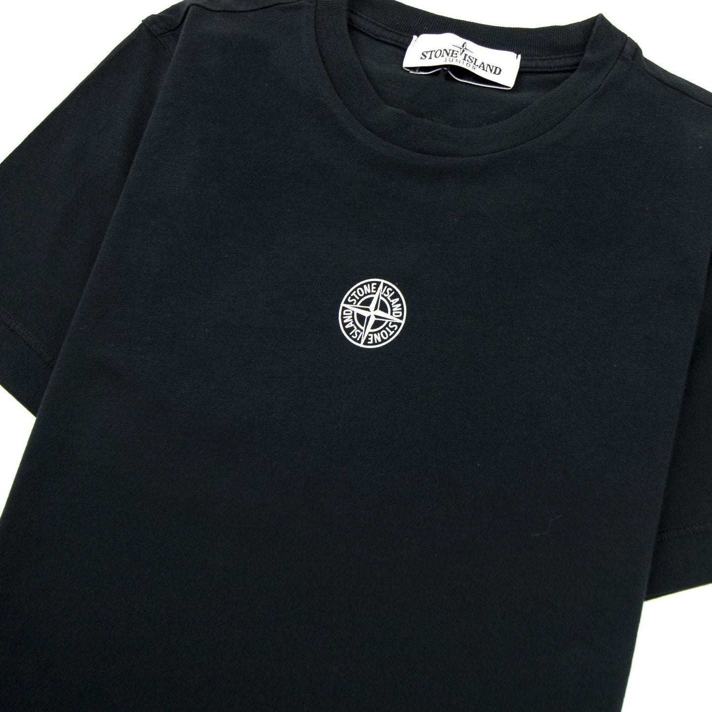 Stone Island Junior Digital Landscape T-shirt Black V0029