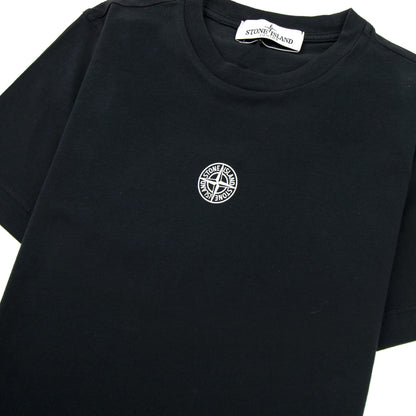 Stone Island Junior Digital Landscape T-shirt Black V0029