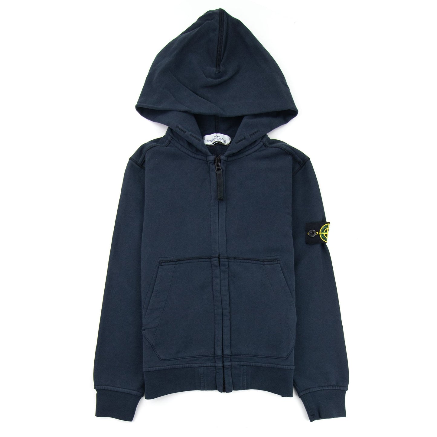 Stone Island Junior Zip Hoody 60940 Navy Blue V0020
