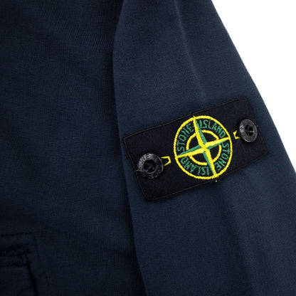 Stone Island Junior Zip Hoody 60940 Navy Blue V0020