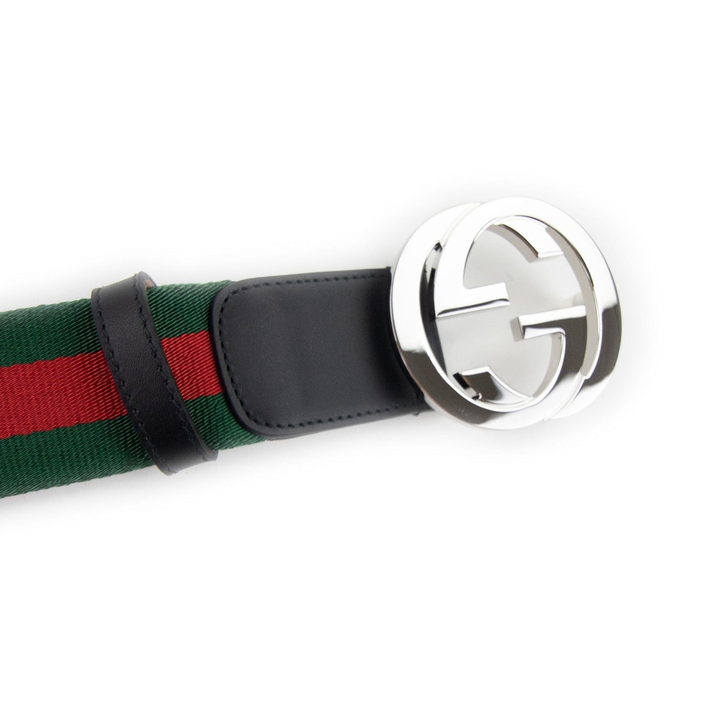 Gucci Interlocked GG Belt Green/Black 1060