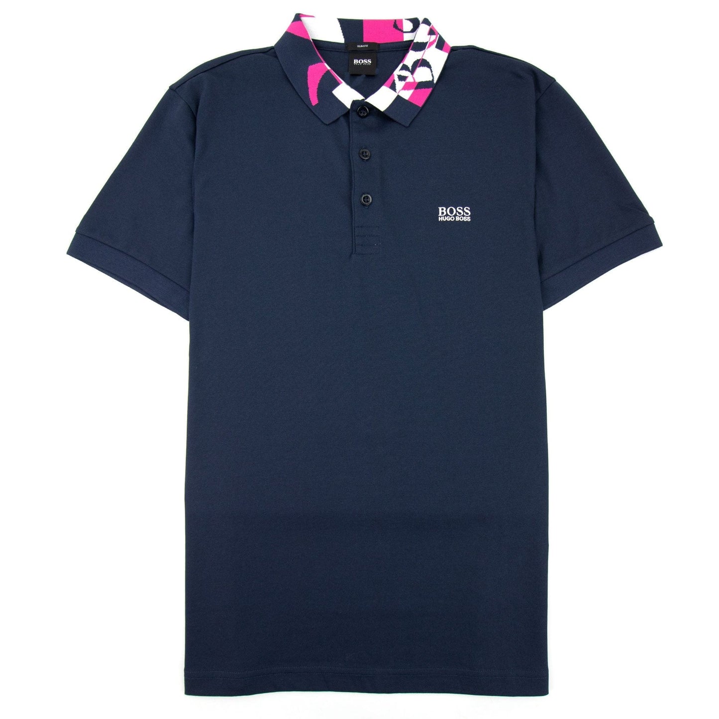 Hugo Boss Paule 2 Logo Collar Polo Navy 410