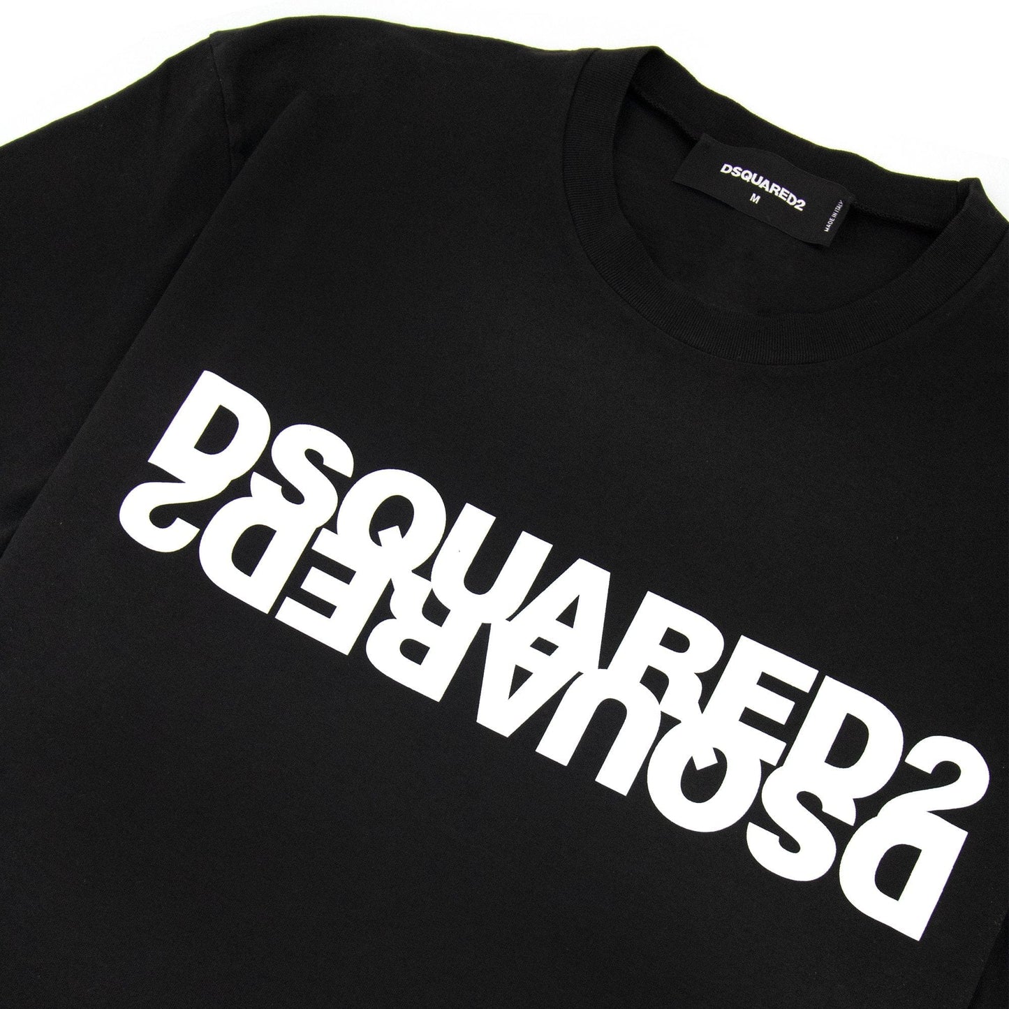 Dsquared2 Mirror Logo Tshirt Black