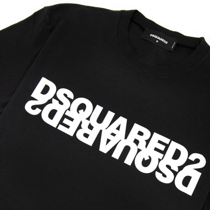Dsquared2 Mirror Logo Tshirt Black