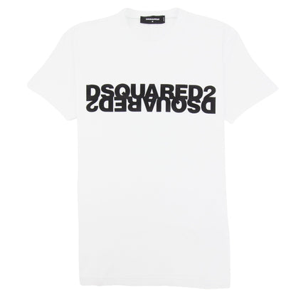 Dsquared2 Mirror Logo Tshirt White
