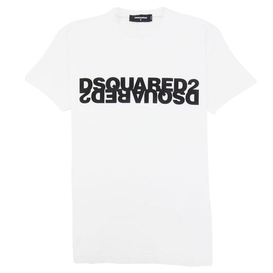 Dsquared2 Mirror Logo Tshirt White
