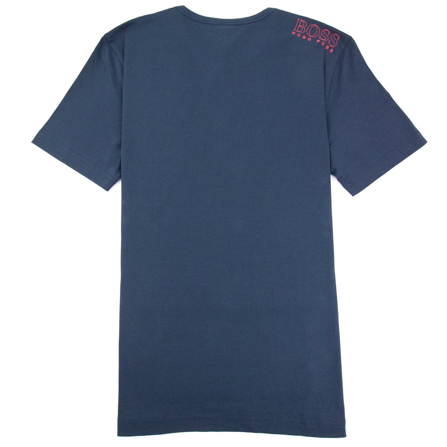 Hugo Boss Regular-fit T-shirt With Contrast Logo Blue