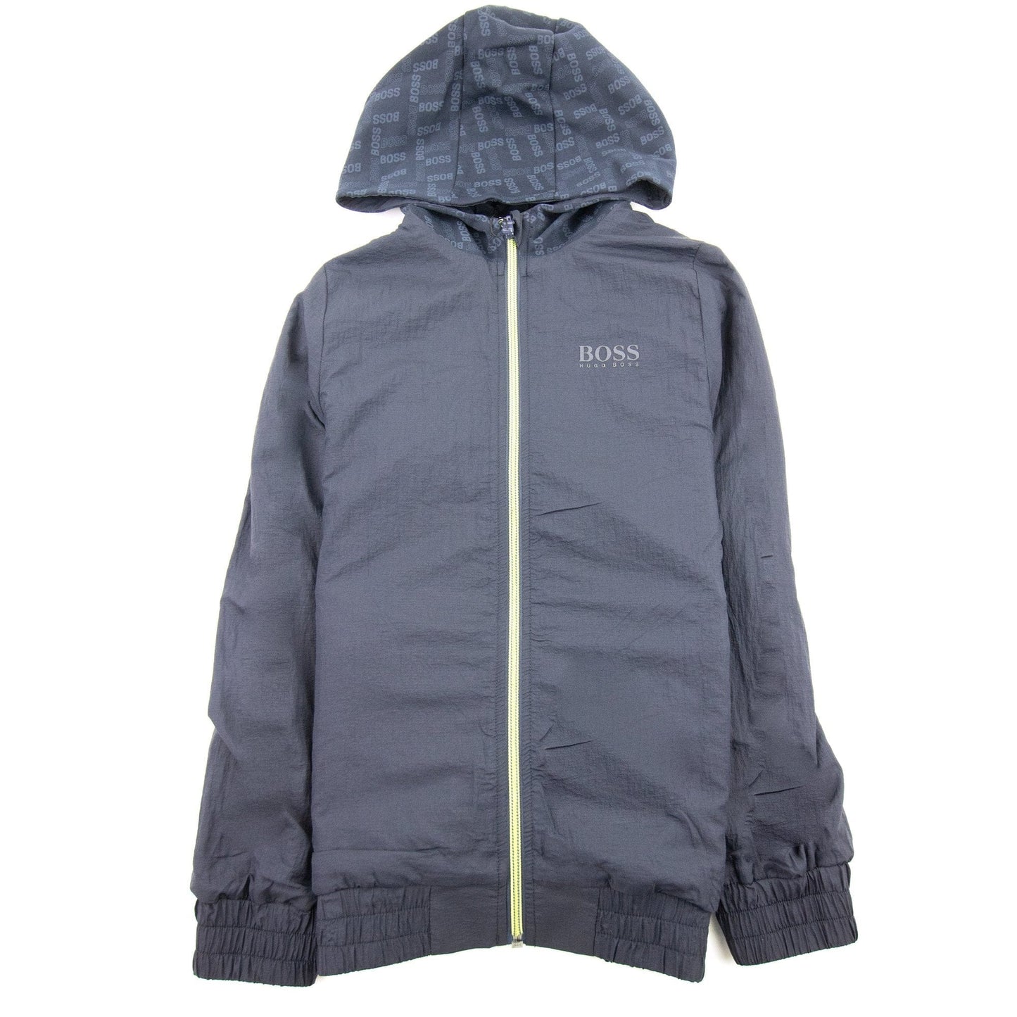 Hugo Boss Kids Reversible Zip Up Hoodie Navy