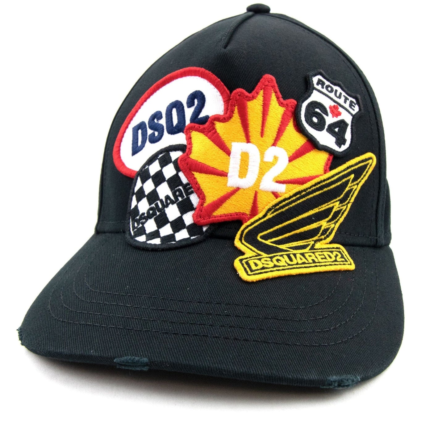 Dsquared2 Motor Badges Cap Black