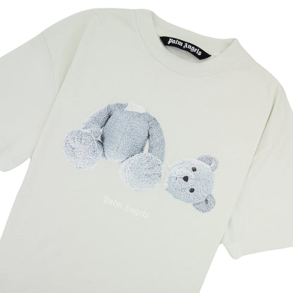 Palm Angels Ice Bear Logo T Shirt Mint White