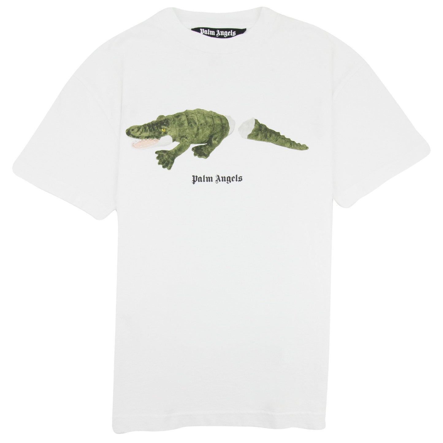Palm Angels Croco T Shirt White/green