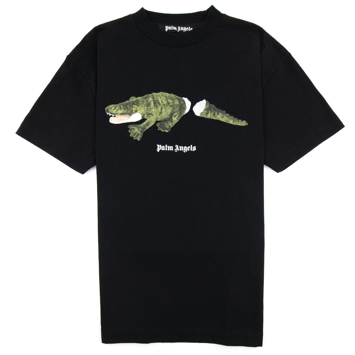 Palm Angels Croco T Shirt Black/green