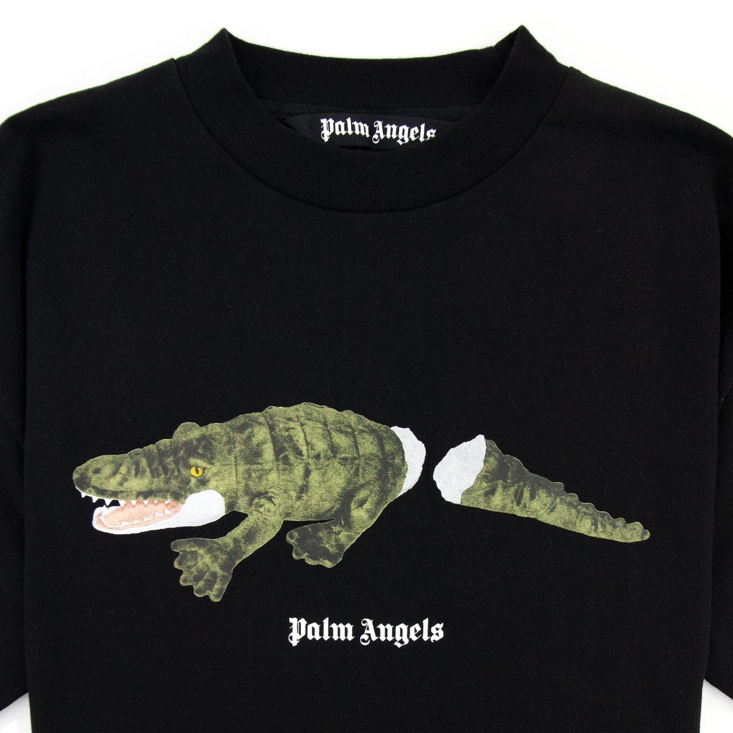 Palm Angels Croco T Shirt Black/green