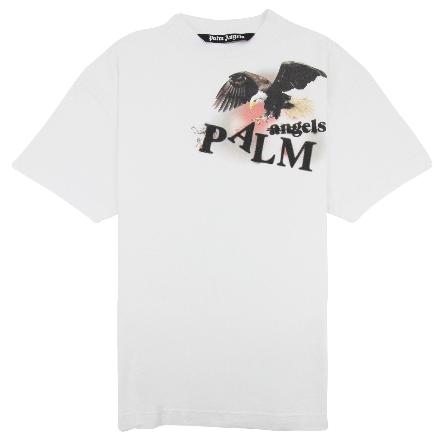 Palm Angels Eagle Print T Shirt White