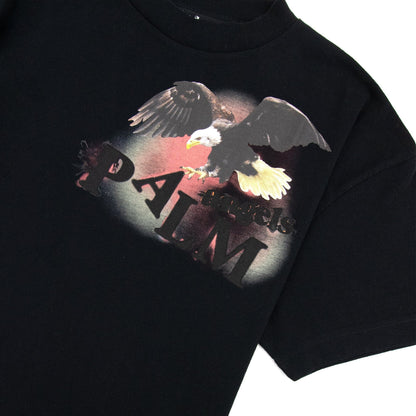 Palm Angels Eagle Print T Shirt Black