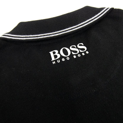 Hugo Boss Kids Square Logo S/s Polo Black
