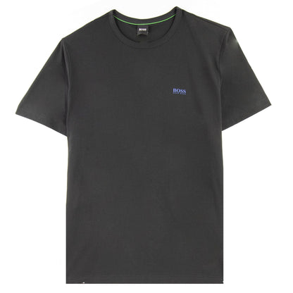 Hugo Boss Regular-fit T-shirt With Contrast Logo Black 002 DS3