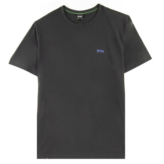 Hugo Boss Regular-fit T-shirt With Contrast Logo Black 002 DS3
