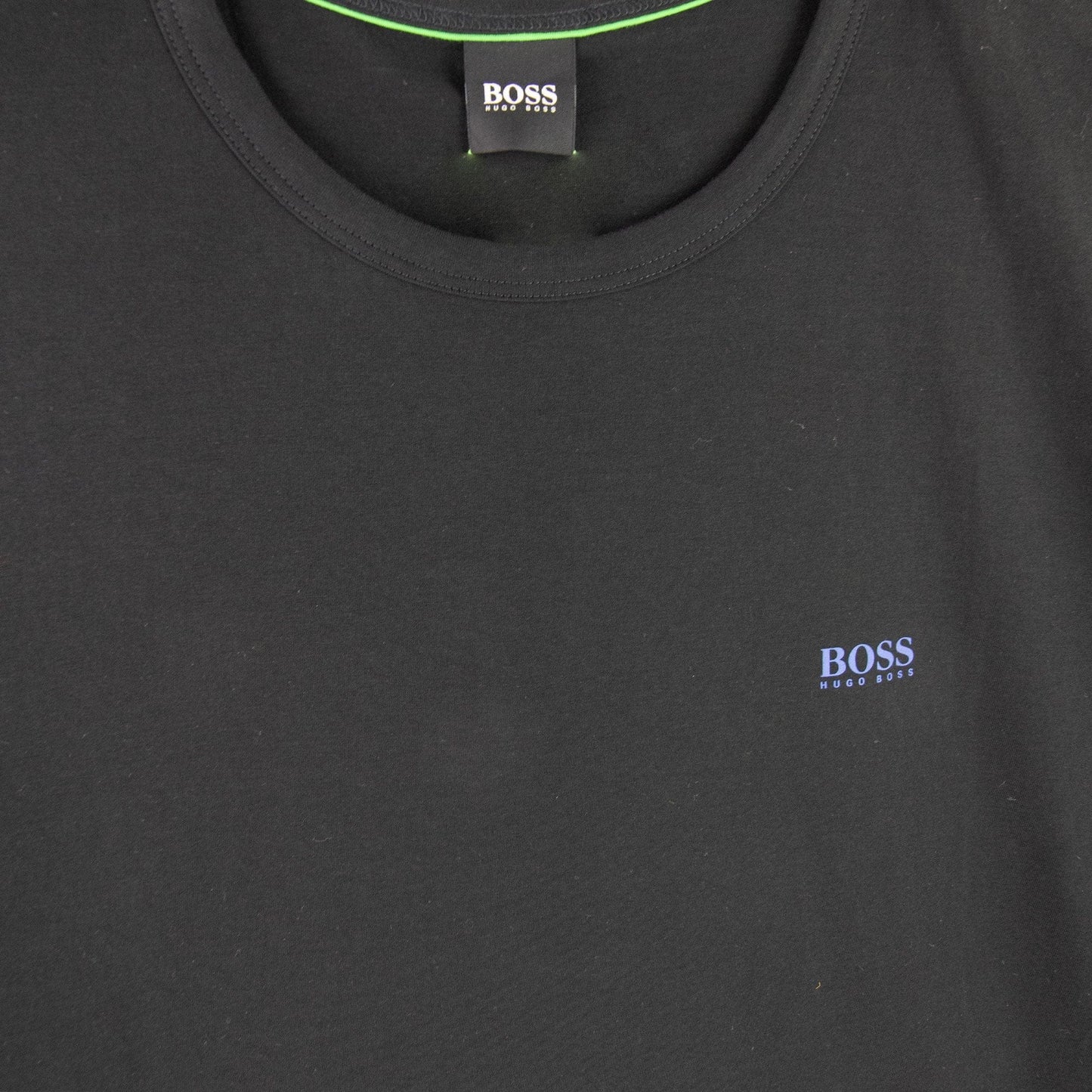Hugo Boss Regular-fit T-shirt With Contrast Logo Black 002 DS3