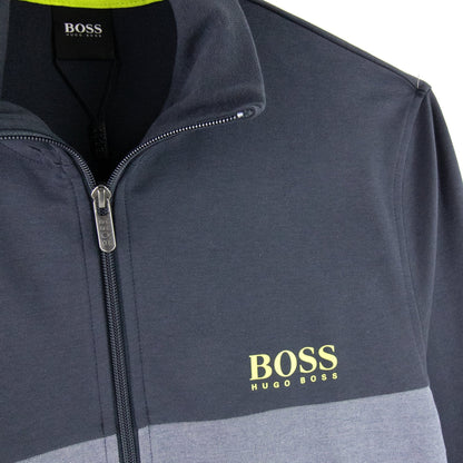 Hugo Boss Contrast Logo Tracksuit Jacket Navy 400